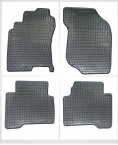 Alfombrillas de goma para NISSAN X-TRAIL I T30 4 piezas 2001-2008