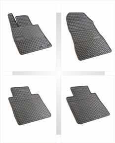 Alfombrillas de goma para NISSAN NOTE II 4 piezas 2012-2016