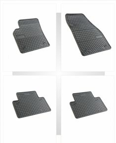 Alfombrillas de goma para VOLVO S40 II 4 piezas 2004-2012