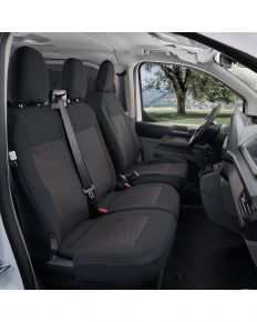 Fundas de asiento Tailor Made para Volkswagen Transporter T7 desde 2024 (asiento doble del acompañante)