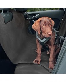 Funda de asiento trasero para perro Alex XL, negra (127 × 181 cm)