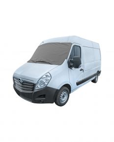 Protector antihielo para parabrisas de furgoneta Winter Delivery Van XXL, gris (110 × 170–185 cm)