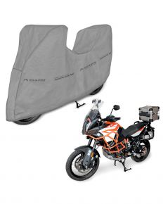Funda para moto Optimal Garage Adventure box, 215–245 cm, gris