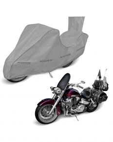 Funda para moto Optimal Garage Chopper box, 245–270 cm, gris
