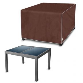 Funda para mesa de jardín, marrón (125 x 70 x 95 cm)