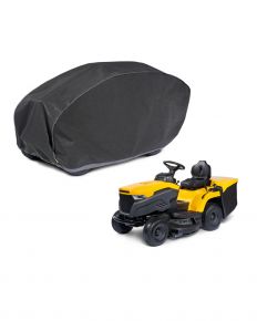 Funda para tractor cortacésped con recogedor trasero Optimal Garage XXL240, gris grafito (225-235 x 83 x 77 cm)