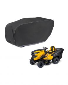 Funda para tractor cortacésped con recogedor trasero Optimal Garage XXL250, gris grafito (245-260 x 110 x 74 cm)