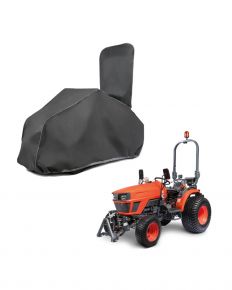 Funda para tractor Optimal Garage L300, gris grafito (310-320 x 133 x 113 cm; d 160 cm; e 102 cm)