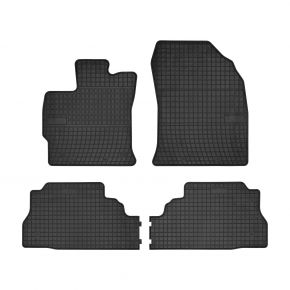 Alfombrillas de goma para TOYOTA PRIUS III PLUS 4 piezas 2011-2015