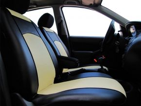 Fundas de asiento a medida de Piel STANDARD RENAULT TRAFIC II 6p. (2001-2014)