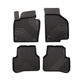 Alfombrillas de goma 3D No.77 para VOLKSWAGEN CC 2012-2017 (4 piezas)