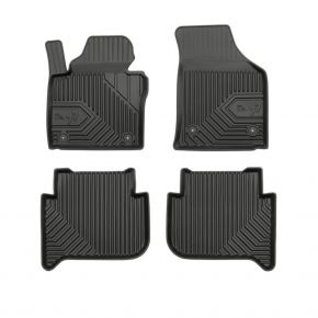 Alfombrillas de goma 3D No.77 para VOLKSWAGEN TOURAN I 2003-2010 (4 piezas)