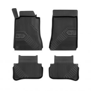 Alfombrillas de goma 3D No.77 para MERCEDES C-CLASS W203 2000-2007 (4 piezas)