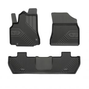 Alfombrillas de goma 3D No.77 para CITROEN BERLINGO II 2008-2018 (3 piezas)