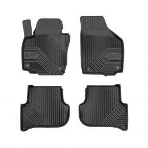 Alfombrillas de goma 3D No.77 para SKODA YETI 2009-2017 (4 piezas)