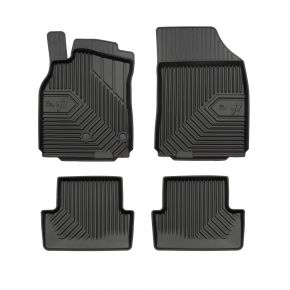 Alfombrillas de goma 3D No.77 para RENAULT MEGANE III 2008-2015 (4 piezas)