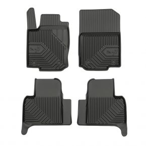 Alfombrillas de goma 3D No.77 para MERCEDES ML III W166 2011-2015 (4 piezas)