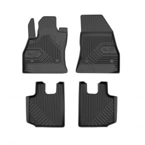 Alfombrillas de goma 3D No.77 para FIAT 500L 2012-up (4 piezas)