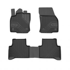 Alfombrillas de goma 3D No.77 para VOLKSWAGEN TOURAN II 2015-up (3 piezas)