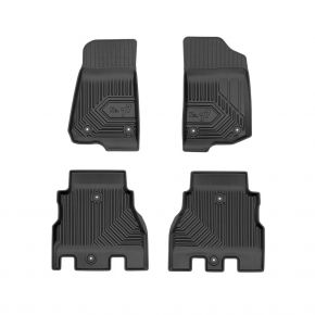 Alfombrillas de goma 3D No.77 para JEEP WRANGLER IV 2017-up (4 piezas)