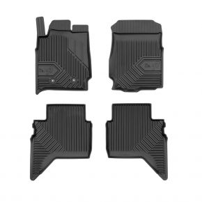 Alfombrillas de goma 3D No.77 para FORD RANGER IV 2018-up (4 piezas)