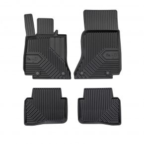 Alfombrillas de goma 3D No.77 para Mercedes C-Class W206 sedan desde 2021 (4 piezas)