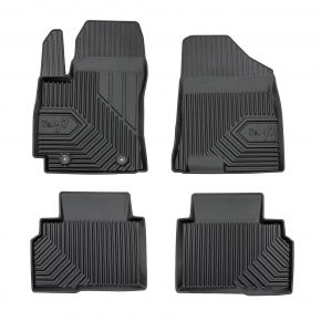 Alfombrillas de goma 3D No.77 para Hyundai Kona II crossover desde 2022 (4 piezas)