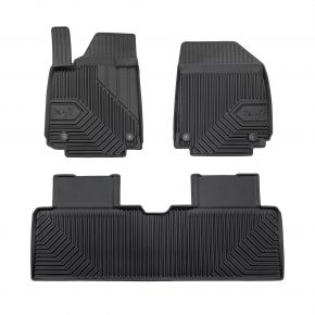 Alfombrillas de goma 3D No.77 para Hyundai Ioniq 6 sedan desde 2022 (3 piezas)