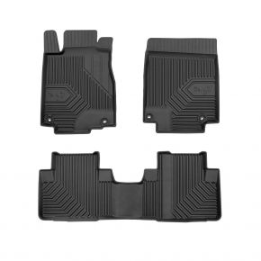 Alfombrillas de goma 3D No.77 para HONDA CR-V IV 2012-2018 (3 piezas)