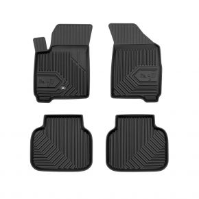 Alfombrillas de goma 3D No.77 para FIAT FREEMONT (para la versión con una fijación de alfombra) 2011-2015 (4 piezas)