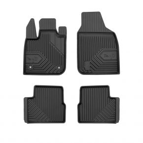 Alfombrillas de goma 3D No.77 para FIAT 500 II Electric 2020-up (4 piezas)