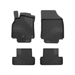 Alfombrillas de goma 3D No.77 para RENAULT MEGANE III Sport Coupe 2008-2011 (4 piezas)