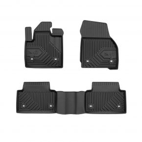Alfombrillas de goma 3D No.77 para Jaguar E-Pace 2017-2024 (3 piezas)