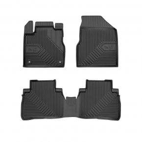 Alfombrillas de goma 3D No.77 para Nissan Murano Z51 2008-2014 (4 piezas)