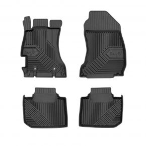 Alfombrillas de goma 3D No.77 para Subaru XV I crossover 2011-2017 (4 piezas)