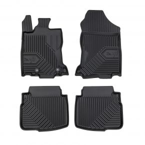 Alfombrillas de goma 3D No.77 para Subaru Outback VI crossover desde 2020 (4 piezas)