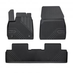 Alfombrillas de goma 3D No.77 para Renault Megane E-Tech crossover desde 2022 (3 piezas)