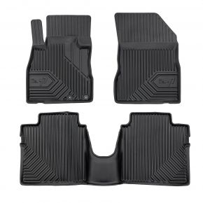 Alfombrillas de goma 3D No.77 para Nissan Note II hatchback, antes del restyling 2012-2017 (3 piezas)