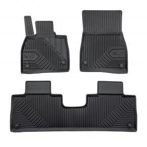 Alfombrillas de goma 3D No.77 para Mercedes EQS SUV desde 2022 (3 piezas)