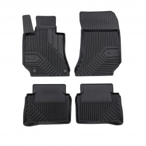 Alfombrillas de goma 3D No.77 para Mercedes E-Class W212 sedan 2009-2016 (4 piezas)