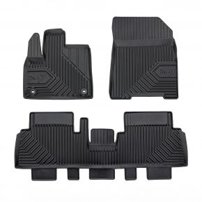 Alfombrillas de goma 3D No.77 para Peugeot e-Rifter combivan desde 2021 (3 piezas)