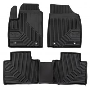Alfombrillas de goma 3D No.77 para MG HS I 2018-2024 (3 piezas)