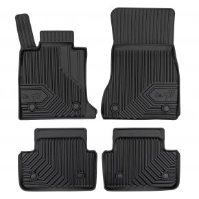 Alfombrillas de goma 3D No.77 para BMW 5 G60 sedan desde 2023 (4 piezas)