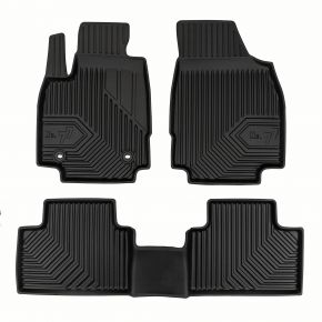 Alfombrillas de goma 3D No.77 para MG 3 III hatchback desde 2024 (3 piezas)