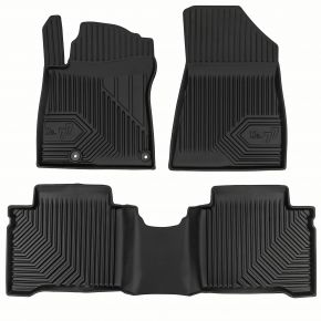 Alfombrillas de goma 3D No.77 para Kia Niro II crossover, hybrid desde 2022 (3 piezas)