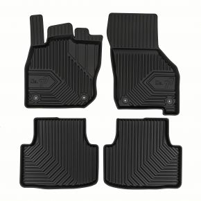 Alfombrillas de goma 3D No.77 para Volkswagen Golf VIII combi, Híbrido ligero desde 2019 (4 piezas)