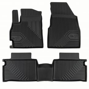 Alfombrillas de goma 3D No.77 para OMODA 5 crossover, excepto hybrid desde 2022 (3 piezas)