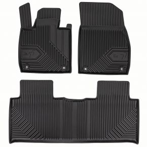 Alfombrillas de goma 3D No.77 para XPENG G6 coupe, Performance desde 2023 (3 piezas)