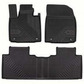 Alfombrillas de goma 3D No.77 para XPENG G9 Performance, AWD desde 2022 (3 piezas)