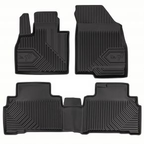 Alfombrillas de goma 3D No.77 para Chery Tiggo 8 excepto PHEV desde 2024 (3 piezas)
